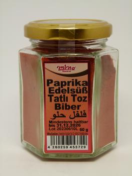 Mina Paprika Edelsüß gemahlen, Nettogewicht 60g